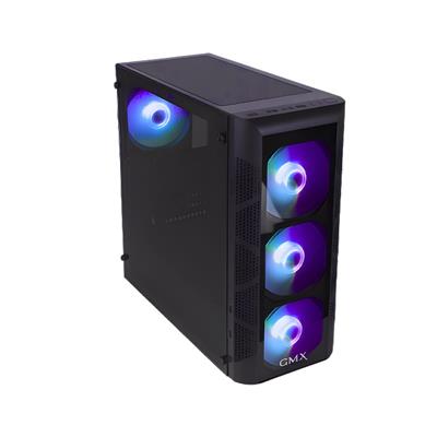 Gabinete GMX Black 4x120mm RGB Fan