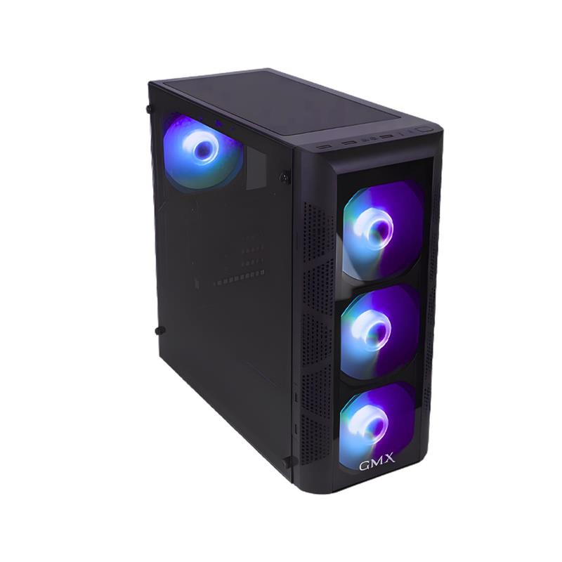 GABINETE GMX BLACK 4X120MM RGB FAN