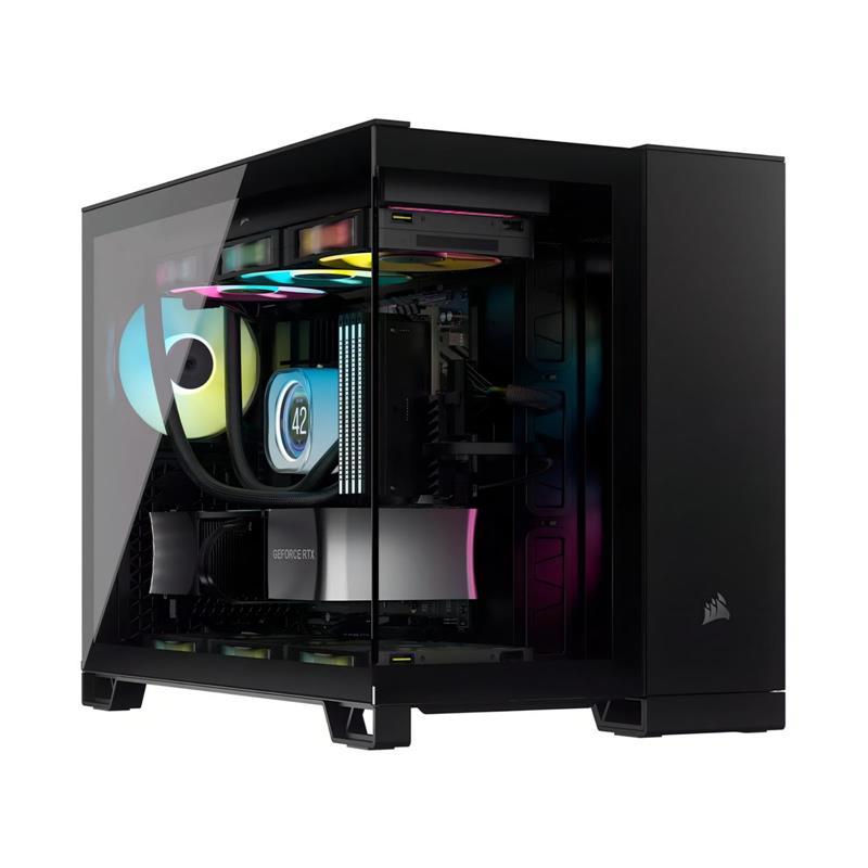 GABINETE CORSAIR ICUE LINK 2500X BLACK VIDRIO TEMPLADO